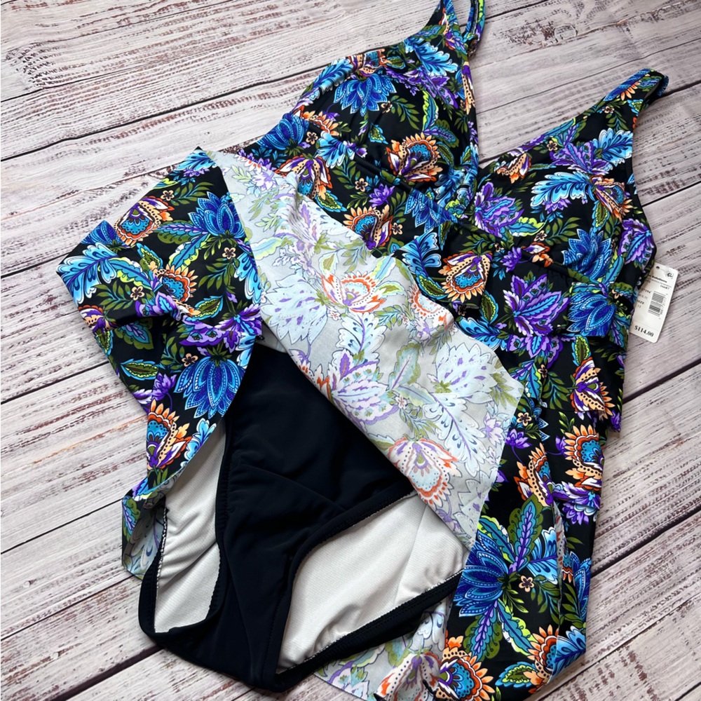Swim Solutions One Piece Swim Dress - Picture 1 of 6